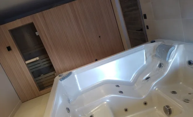 Installation de salle de bain avec baignoire, Mions, TT PLOMBERIE