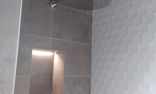 Installation de salle de bain avec douche, Mions, TT PLOMBERIE